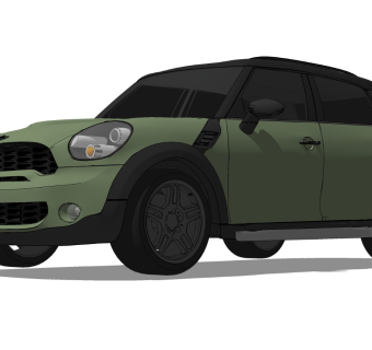 超精细汽车模型 迷你 Mini cooper (2)